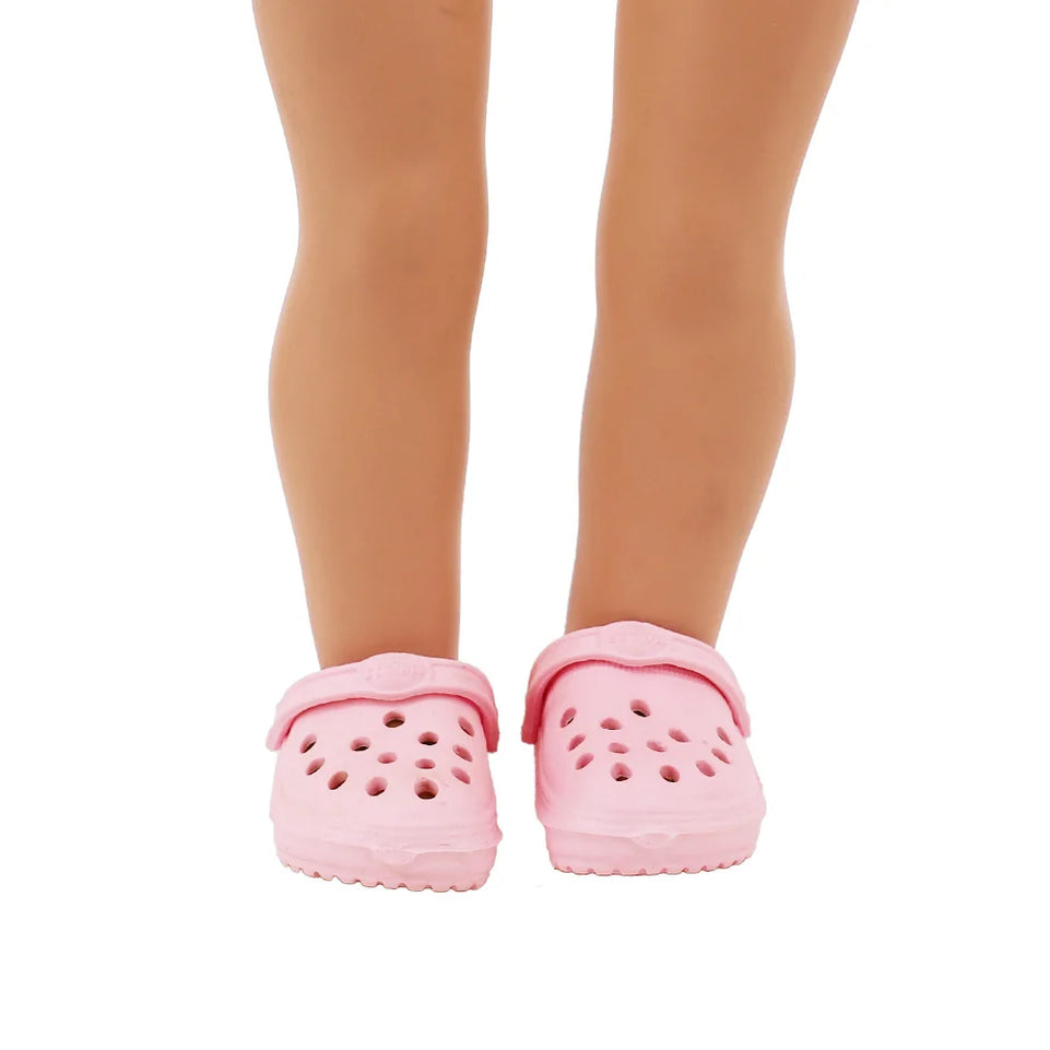 7 CM Doll Shoes Sandal For 43 CM Born Baby Doll Clothes Accessories 18 Inch American Doll Girl‘s Toys Our Generation Gift