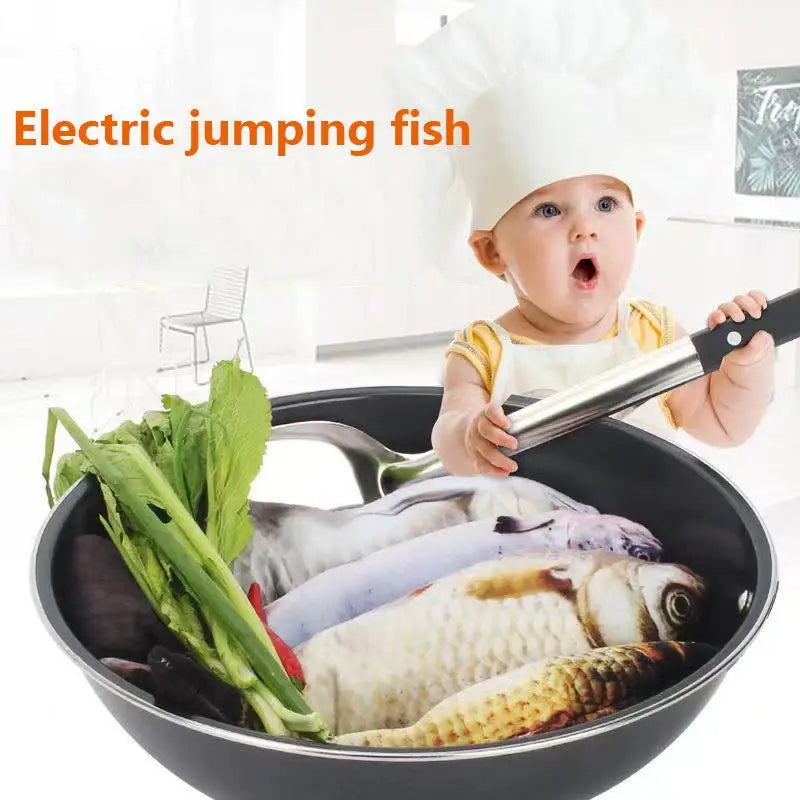 Children's Baby Electric Fish Toy Simulation Plush Electric Fish Toy for Sleeping Baby Puzzle Early Education